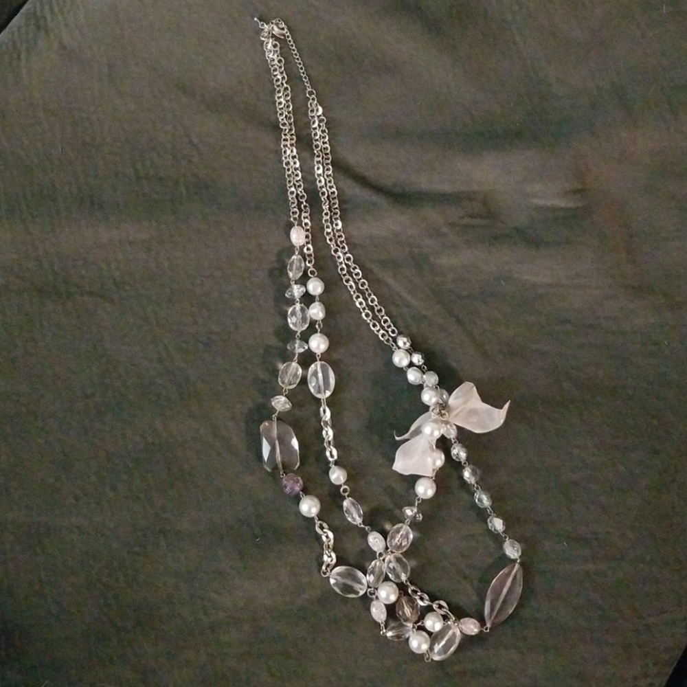 Long beaded necklace